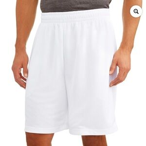 Mens Athletic Works White Athletic Shorts Sz 2XL NWT